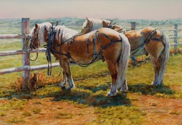 Animal Painting - américa occidental indiana 77 caballos